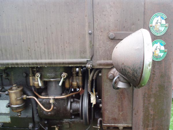 Tractor Bolinder-Munktell brandstof leidingen